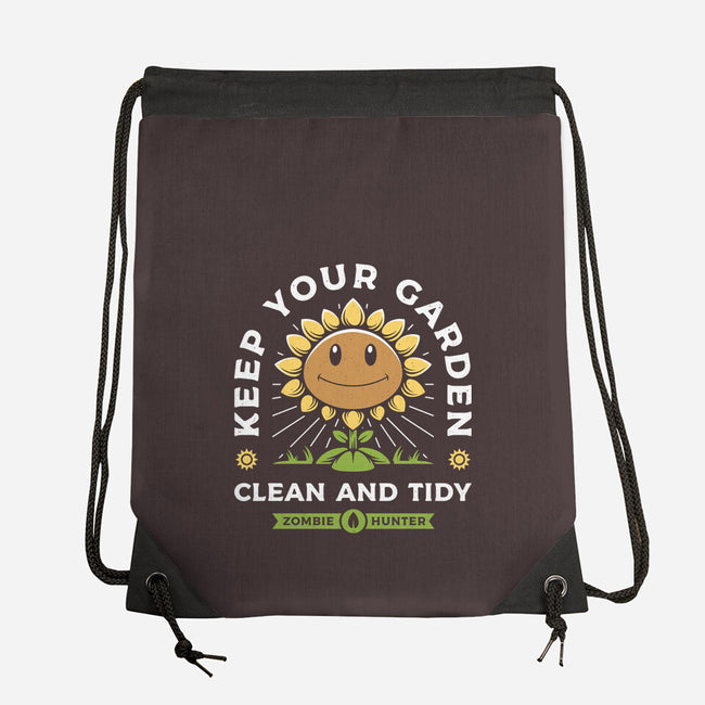 Keep Your Garden Clean-none drawstring bag-Alundrart