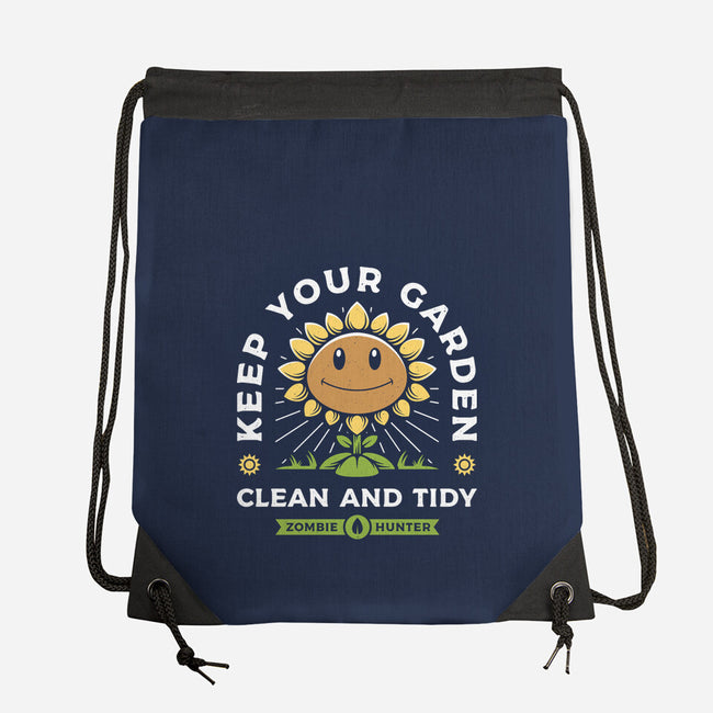 Keep Your Garden Clean-none drawstring bag-Alundrart