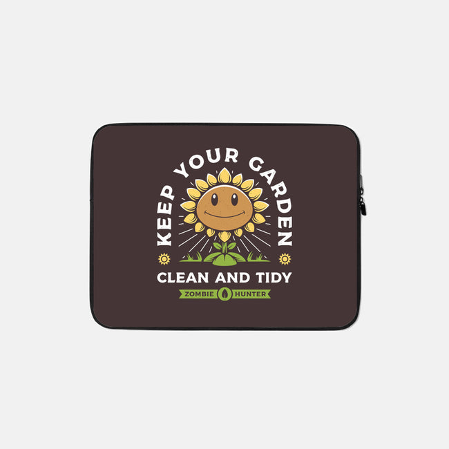 Keep Your Garden Clean-none zippered laptop sleeve-Alundrart