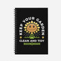 Keep Your Garden Clean-none dot grid notebook-Alundrart
