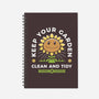 Keep Your Garden Clean-none dot grid notebook-Alundrart