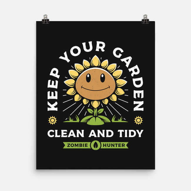 Keep Your Garden Clean-none matte poster-Alundrart