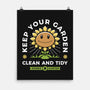 Keep Your Garden Clean-none matte poster-Alundrart