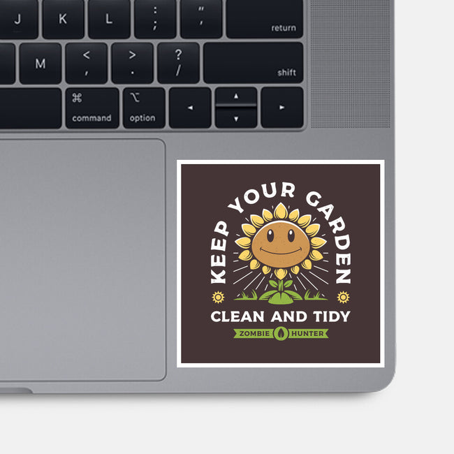 Keep Your Garden Clean-none glossy sticker-Alundrart