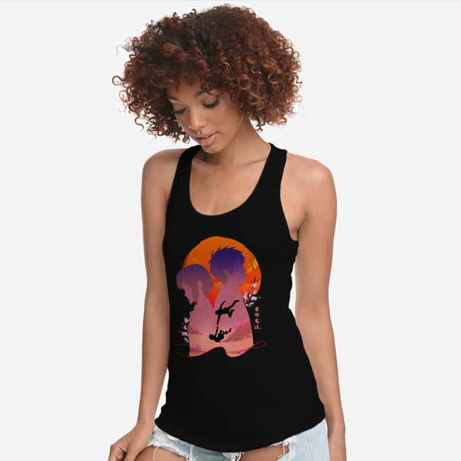 Kimi No Na Wa-womens racerback tank-rondes