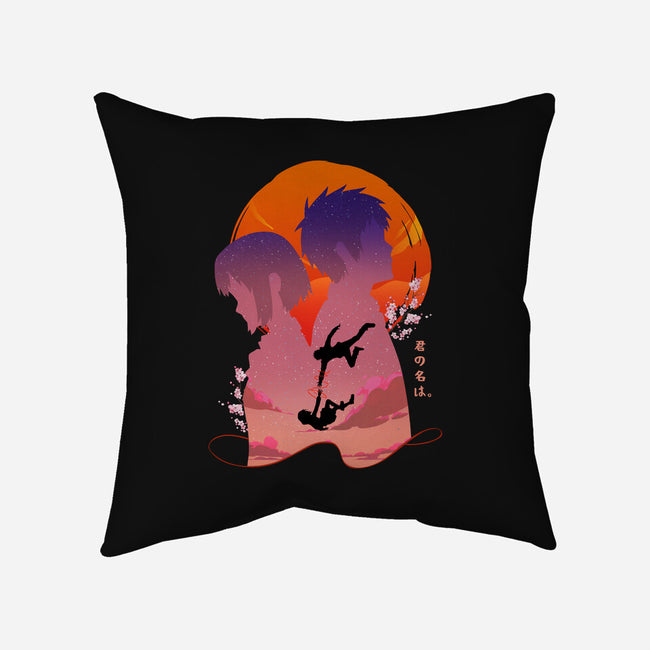 Kimi No Na Wa-none removable cover w insert throw pillow-rondes
