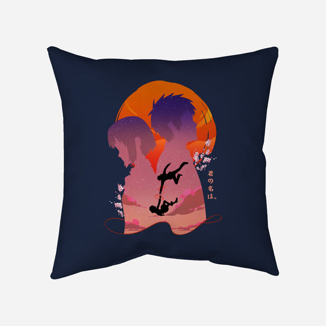 Kimi No Na Wa-none removable cover w insert throw pillow-rondes