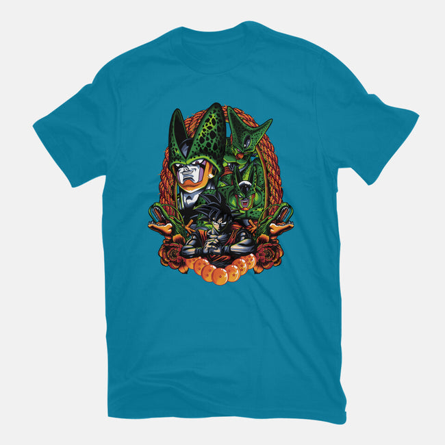 Android Eater-womens basic tee-Badbone Collections