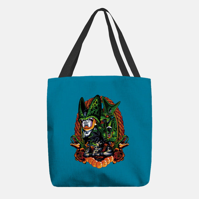 Android Eater-none basic tote bag-Badbone Collections