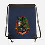 Android Eater-none drawstring bag-Badbone Collections