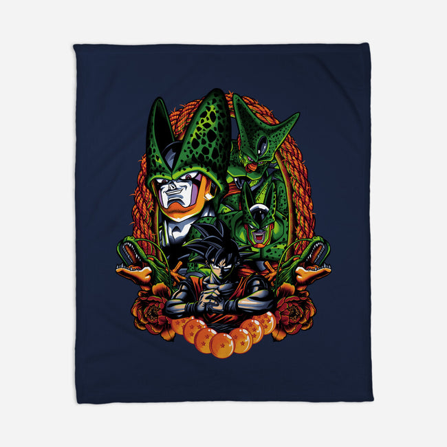 Android Eater-none fleece blanket-Badbone Collections