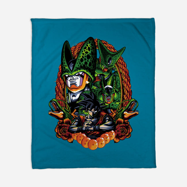 Android Eater-none fleece blanket-Badbone Collections