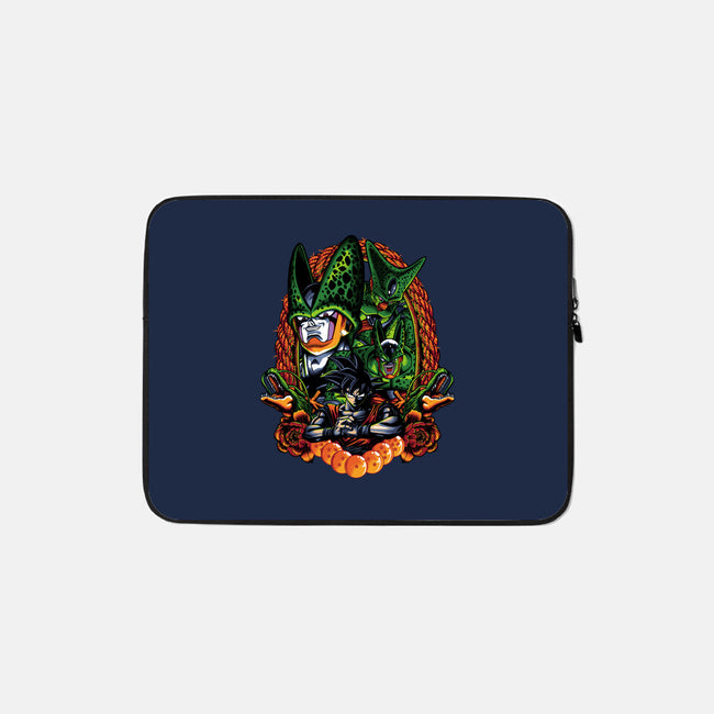 Android Eater-none zippered laptop sleeve-Badbone Collections