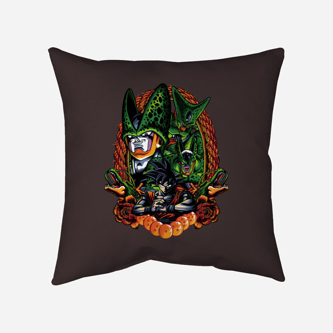Android Eater-none removable cover w insert throw pillow-Badbone Collections