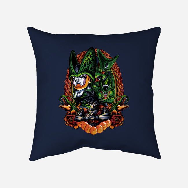 Android Eater-none removable cover w insert throw pillow-Badbone Collections