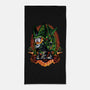 Android Eater-none beach towel-Badbone Collections