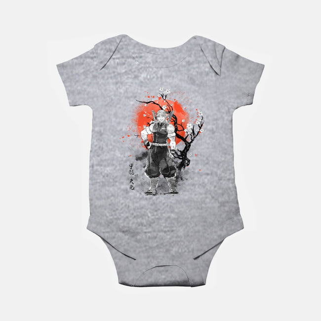 Uzui At Sakura Tree-baby basic onesie-IKILO
