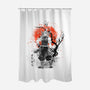 Uzui At Sakura Tree-none polyester shower curtain-IKILO