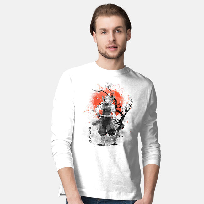 Uzui At Sakura Tree-mens long sleeved tee-IKILO