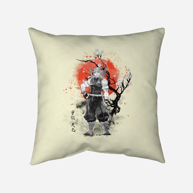 Uzui At Sakura Tree-none removable cover w insert throw pillow-IKILO