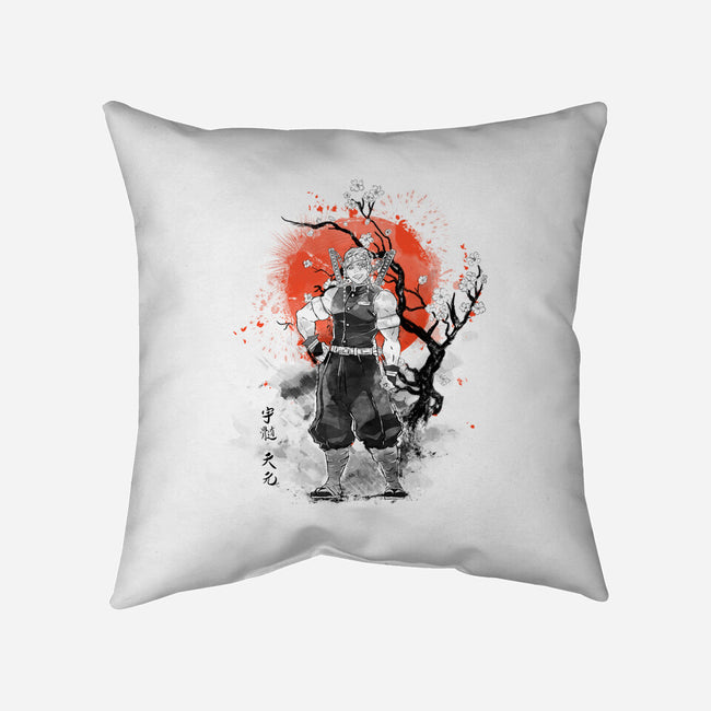 Uzui At Sakura Tree-none removable cover w insert throw pillow-IKILO