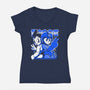 Back To Back-womens v-neck tee-estudiofitas