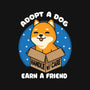 Adopt A Dog-none basic tote bag-turborat14