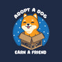 Adopt A Dog-womens fitted tee-turborat14