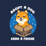 Adopt A Dog-womens v-neck tee-turborat14