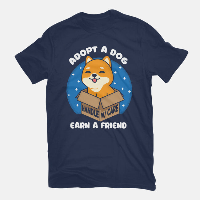 Adopt A Dog-womens fitted tee-turborat14