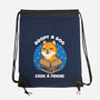 Adopt A Dog-none drawstring bag-turborat14