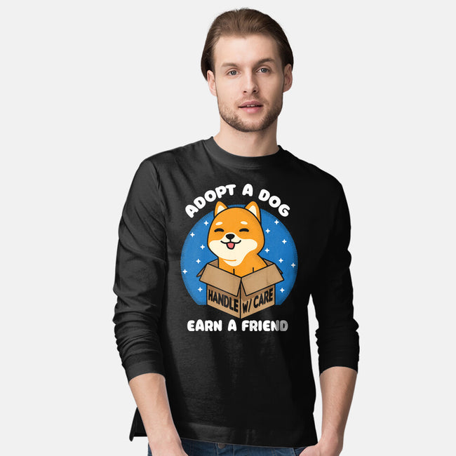 Adopt A Dog-mens long sleeved tee-turborat14