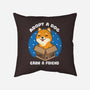 Adopt A Dog-none removable cover w insert throw pillow-turborat14