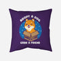 Adopt A Dog-none removable cover w insert throw pillow-turborat14