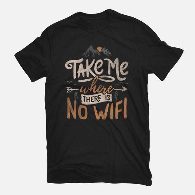 Where There Is No Wifi-mens heavyweight tee-tobefonseca