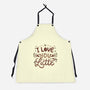 I Love You A Latte-unisex kitchen apron-tobefonseca