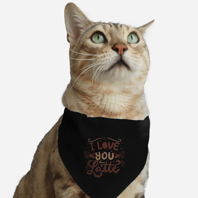 I Love You A Latte-cat adjustable pet collar-tobefonseca
