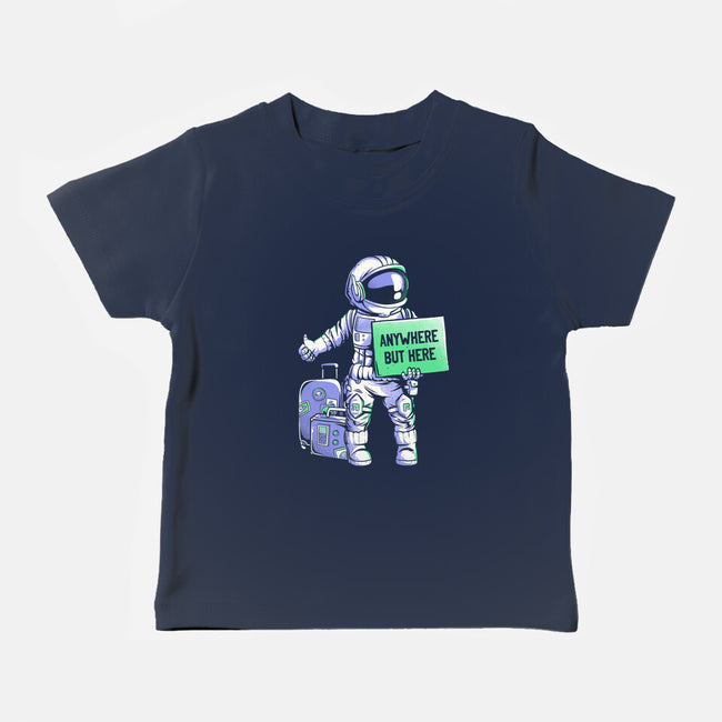 Anywhere But Here-baby basic tee-eduely