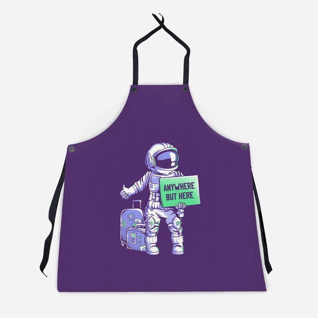 Anywhere But Here-unisex kitchen apron-eduely
