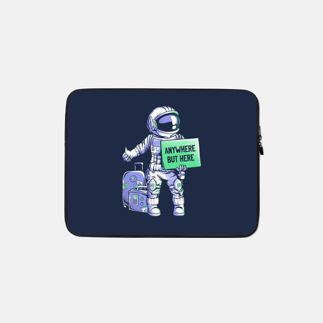 Anywhere But Here-none zippered laptop sleeve-eduely