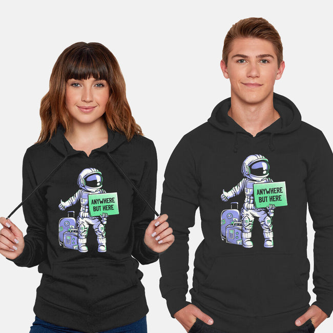 Anywhere But Here-unisex pullover sweatshirt-eduely