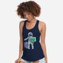 Anywhere But Here-womens racerback tank-eduely