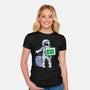 Anywhere But Here-womens fitted tee-eduely