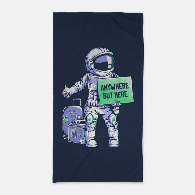 Anywhere But Here-none beach towel-eduely