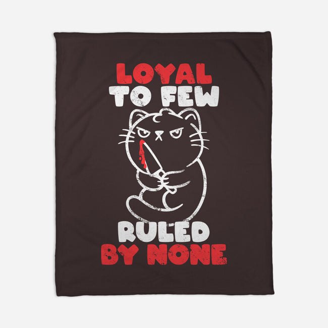 Loyal To Few-none fleece blanket-koalastudio