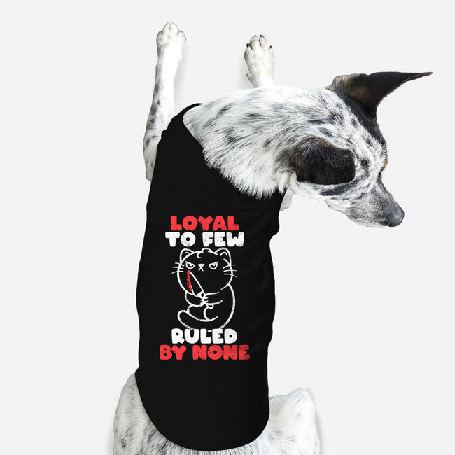 Loyal To Few-dog basic pet tank-koalastudio
