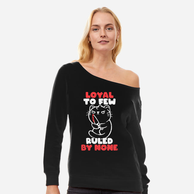 Loyal To Few-womens off shoulder sweatshirt-koalastudio