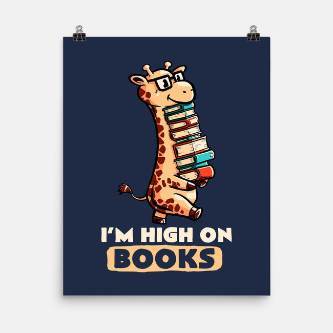 High On Books-none matte poster-koalastudio