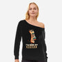 High On Books-womens off shoulder sweatshirt-koalastudio