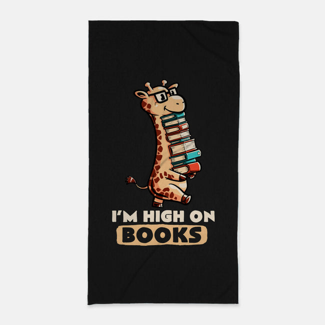 High On Books-none beach towel-koalastudio